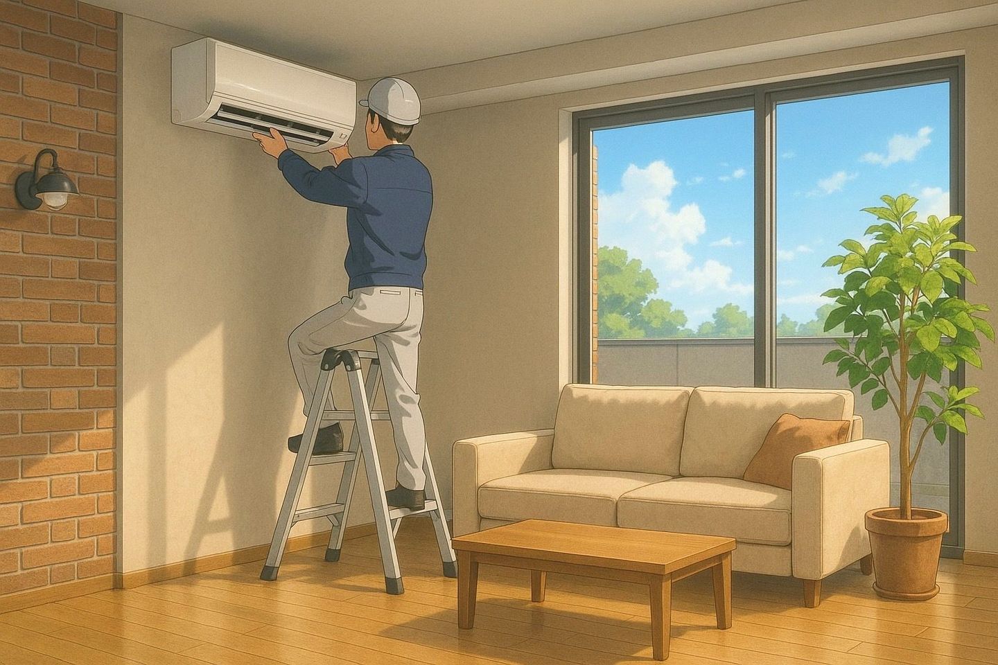 エアコン取付